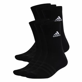 adidas Cushioned Sportswear Crew Socks 6 Pairs Black Zokni