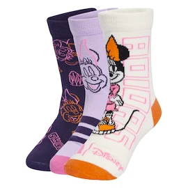 adidas Disney Minnie Mouse Socks Kids 3 Pack Gyerek zokni
