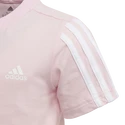 adidas  Essentials 3-Stripes Clear Pink Gyerekpóló