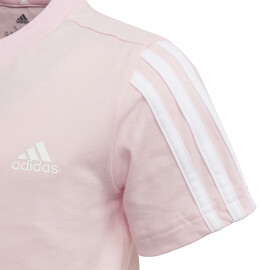 adidas  Essentials 3-Stripes Clear Pink  Gyerekpóló