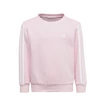 adidas  Essentials 3-Stripes Crew Neck Clear Pink  Gyerek-melegítőfelső