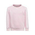 adidas  Essentials 3-Stripes Crew Neck Clear Pink Gyerek-melegítőfelső