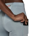 adidas  Fast Impact Shiny Running 7/8 Magic Grey Női leggings