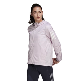 adidas Hooded Running Windbreaker Almost Pink Női dzseki