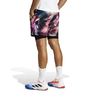 adidas  Melbourne Ergo Tennis Graphic Shorts Multicolor/Black Férfirövidnadrág