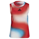 adidas  Melbourne Printed Match Tank White/Red/Blue Női ujjatlan póló