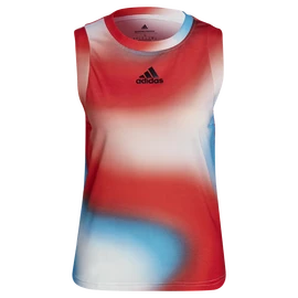 adidas Melbourne Printed Match Tank White/Red/Blue Női ujjatlan póló