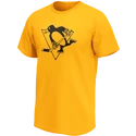 adidas  Mono Style NHL Pittsburgh Penguins Gold Marl Férfipóló