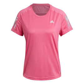 Adidas OWN THE RUN TEE semi solar rózsaszín női póló