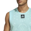 adidas  Paris Sleeveless Aqua Ujjatlan póló férfiaknak