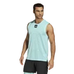 adidas  Paris Sleeveless Aqua Ujjatlan póló férfiaknak