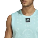 adidas  Paris Sleeveless Aqua Ujjatlan póló férfiaknak