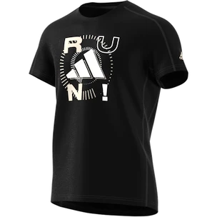 adidas  Performance Run Logo 1 Black Férfipóló