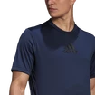 adidas  Primeblue Designed 2 Move Sport 3-Stripes Tee Crew Navy Férfipóló