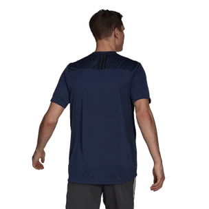adidas  Primeblue Designed 2 Move Sport 3-Stripes Tee Crew Navy Férfipóló