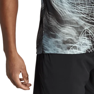 adidas  Printed Tee Pro Black Férfipóló
