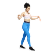 adidas  Tech Fit Long 3-Bar Tights Bright Blue Női leggings