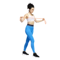 adidas  Tech Fit Long 3-Bar Tights Bright Blue Női leggings