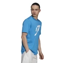 adidas  Thiem Logo Graphic Tee Blue Férfipóló