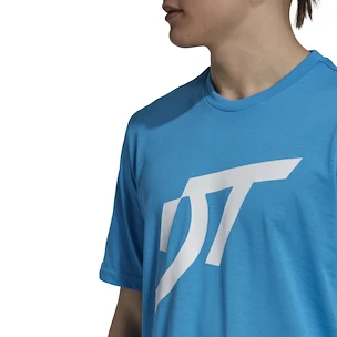 adidas  Thiem Logo Graphic Tee Blue Férfipóló
