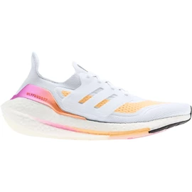 Adidas Ultraboost 21 női futócipő, fehér-narancs