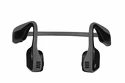 AfterShokz Trekz Titanium Bluetooth fejhallgató a fül előtt szürke színben