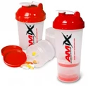 Amix Nutrition  Monster Bottle 600 ml White/Red Shaker