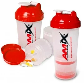 Amix Nutrition Monster Bottle 600 ml White/Red Shaker