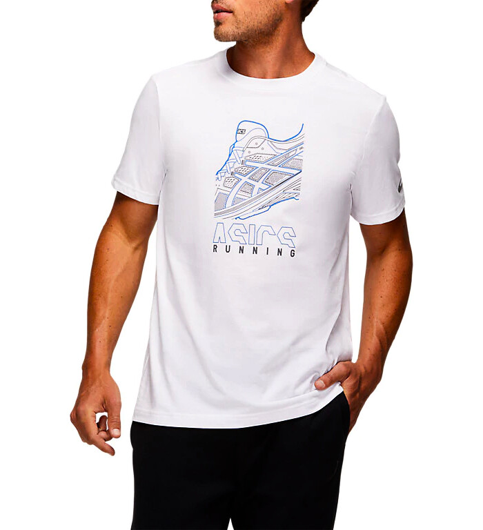 Asics Running GPX Tee férfi póló, fehér