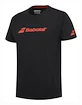 Babolat  Exercise Babolat Tee Men Black Férfipóló