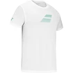 Babolat  Exercise Big Flag Tee Men White Férfipóló