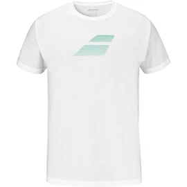 Babolat Exercise Big Flag Tee Men White Férfipóló