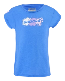 Babolat Exercise Cotton Tee Girl French Blue Lánykapóló