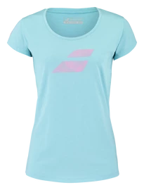 Babolat Exercise Flag Tee Women Angel Blue Női póló