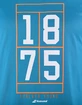 Babolat  Exercise Graphic Tee Blue Gyerekpóló