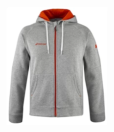 Babolat Exercise Hood Jacket Men High Rise Hthr Férfi-melegítőfelső