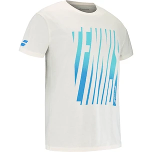 Babolat  Exercise Message Tee Men Cannoli Cream Férfipóló