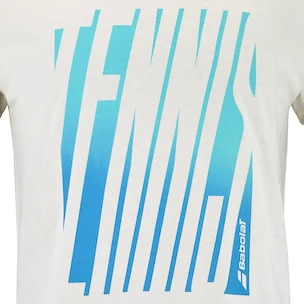 Babolat  Exercise Message Tee Men Cannoli Cream Férfipóló