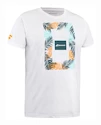 Babolat  Exercise Message Tee Men White/White Férfipóló