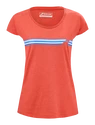 Babolat  Exercise Stripes Tee Poppy Red Női póló