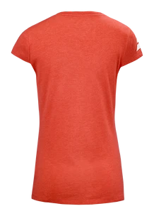 Babolat  Exercise Stripes Tee Poppy Red Női póló