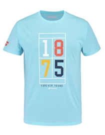 Babolat Exercise Vintage Tee Men Angel Blue Heather Férfipóló