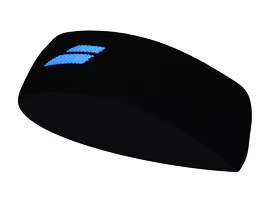 Babolat Logo Headband Black/Diva Blue