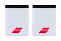 Babolat  Logo Jumbo Wristband White/Strike Red Csuklópántok