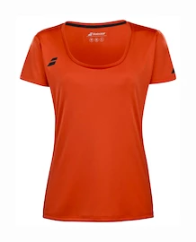 Babolat Play Cap Sleeve Top Girl Fiesta Red Lánykapóló