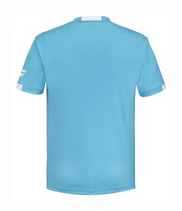 Babolat  Play Crew Neck Tee Boy Cyan Blue Gyerekpóló 10 - 12 év
