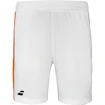 Babolat  Play Short Boy White/Orange Gyerekrövidnadrág