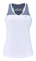 Babolat  Play Tank Top Women White/Blue Női ujjatlan póló