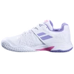 Babolat Propulse All Court Junior Girl White/Lavender  Gyerekteniszcipő