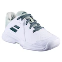 Babolat Propulse Jr 3 AC Wimbledon White/Dark Green  Gyerekteniszcipő